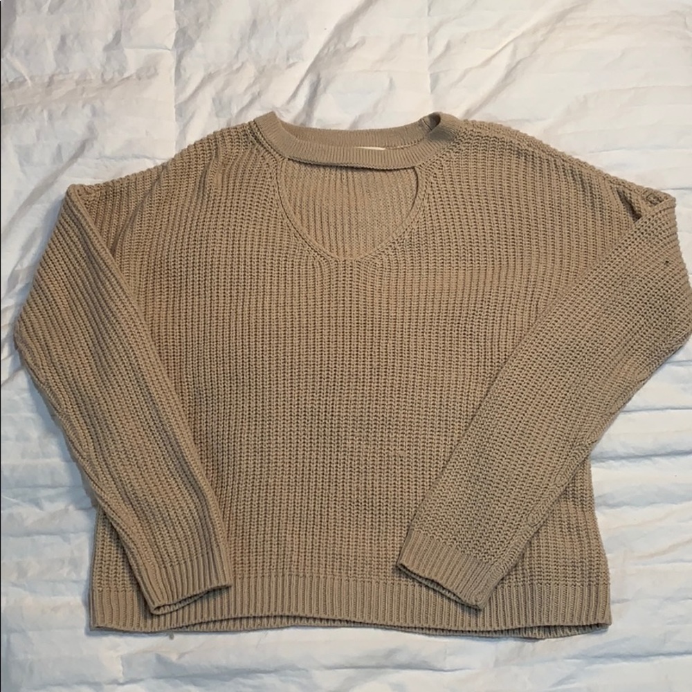 V NECK SWEATER